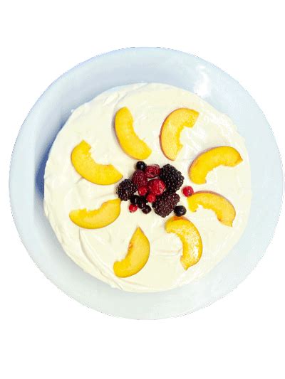 Quarktorte Sommertraum - Mit Beeren und Nektarinen