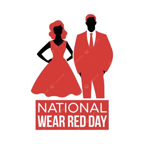 National Wear Red Day, National, Wear Red Day PNG Transparent Image and ...