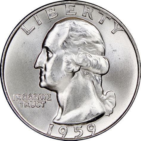 Coin Value Liberty Quarter 1959 at Scot Street blog