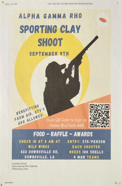 Alpha Gamma Rho Sporting Clays Shoot, Wild Wings Sporting Club and ...