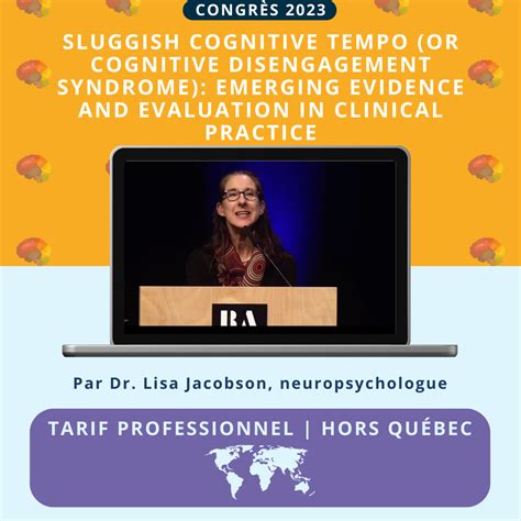 Sluggish Cognitive Tempo (or Cognitive Disengagement Syndrome ...