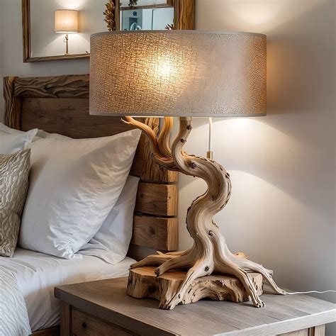 Tree-Shaped Driftwood Table Lamp in 2025 | Unique table lamps, Unique ...