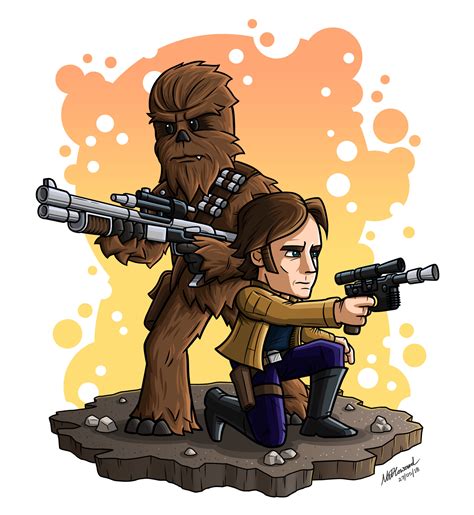 ArtStation - Han Solo & Chewbacca