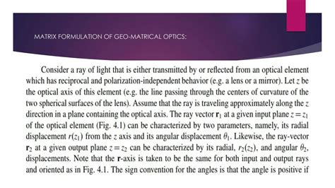Image result for Matrix Method in Optics PDF