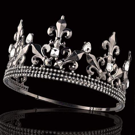 LEEMASING Royal King Crown Men Metal Prince Crowns Tiaras Full India | Ubuy