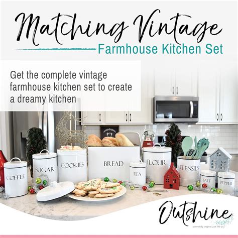 Buy OUTSHINE Flour Containers with Lids Airtight | Large Flour Storage ...