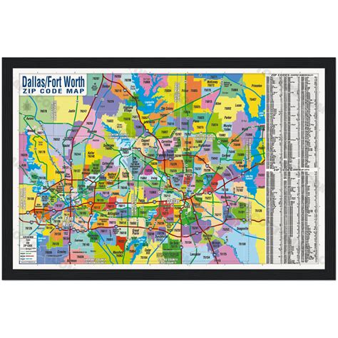 Dallas Zip Code 的图像结果