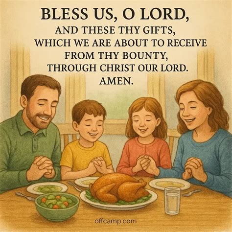 65+ Powerful Bless Us O Lord [Prayer Before Meals Blessings] - Offcamp