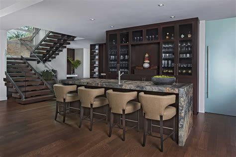 Modern Basement Bar Ideas