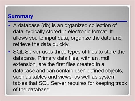 Image result for Database Concepts Business Plan Summary Example