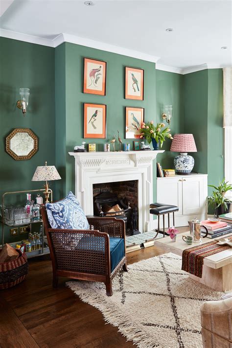 3 Cream And Dark Green Living Room Color Palette Ideas