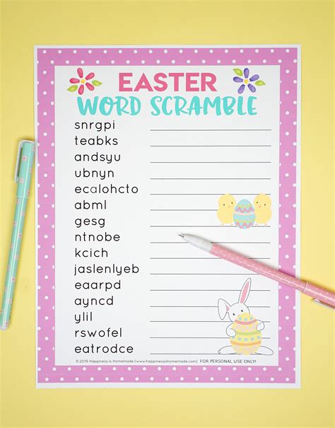 Easter Word Search Puzzles Printable - Printable Calendars AT A GLANCE