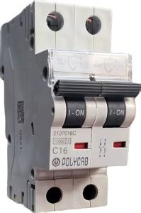 Polycab DP C 16A MCB POLYSCHIELD MCB Price in India - Buy Polycab DP C ...