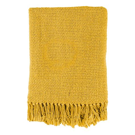 SOCHA Yellow Throw Blanket (130 x 160 cm) | JYSK CA