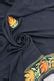 Black Embroidered Kashmiri Crepe Aari Work Saree - Luxurionworld