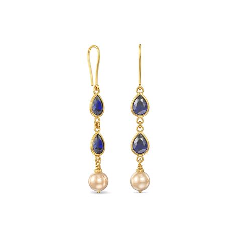 Joyalukkas 22k Yellow Gold Drop Earrings : Amazon.in: Fashion