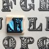 Buy Bullet Journal Art Deco Stamp, Leaves Scale Pattern, Bujo, Hand ...