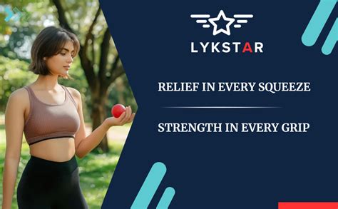Buy LYKSTAR™ Gel Exercise Ball for Hand Therapy, Stress Balls for ...
