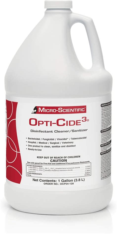 Buy Micro-Scientific Opti-Cide3 Hospital Grade Disinfectant Cleaner and ...