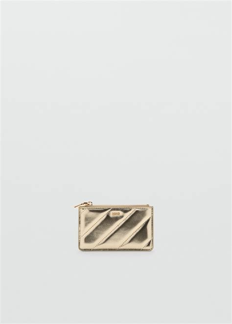 Small quilted wallet - Women | MANGO Canada