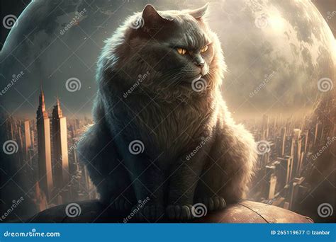 Evil Cats Dominating The World Illustration Generative Ai Royalty-Free ...