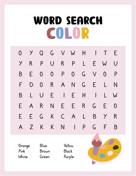 1st Grade Word Search Puzzles - 18 Free PDF Printables | Printablee