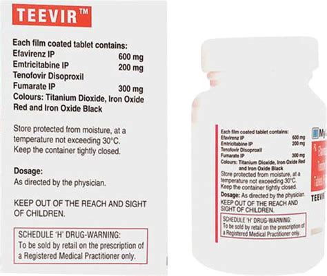 Teevir Bottle Of 30 Tablets: Uses, Side Effects, Price & Dosage | PharmEasy