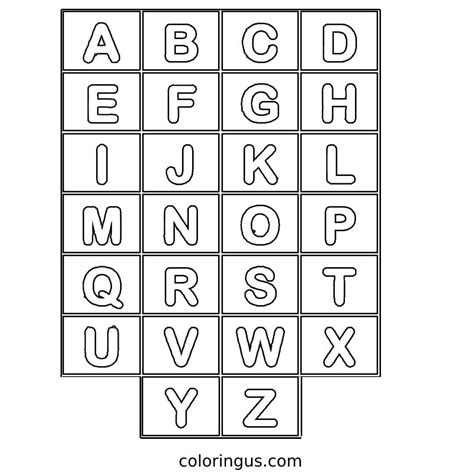 ABC Coloring Pages (Free Printable PDF)
