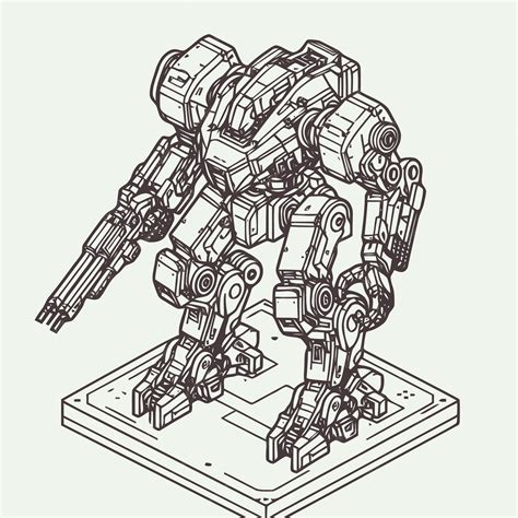 Robot Line Art 的图像结果