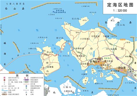 中国浙江舟山群岛地图展示_地图分享
