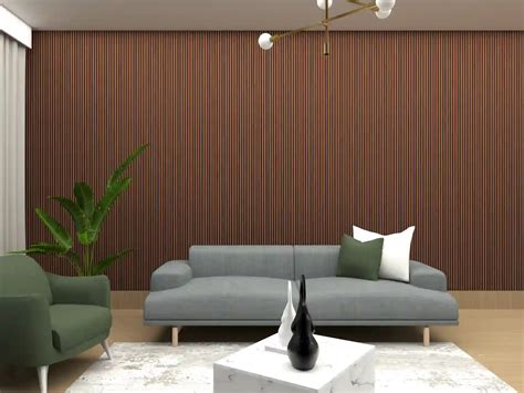 Charcoal Wall Panelling