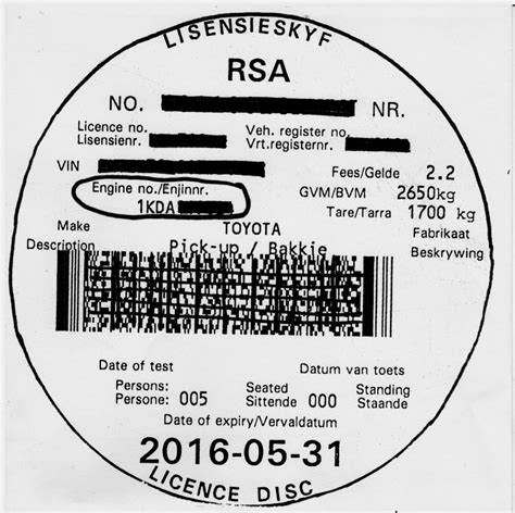 Engine Number Location 的图像结果