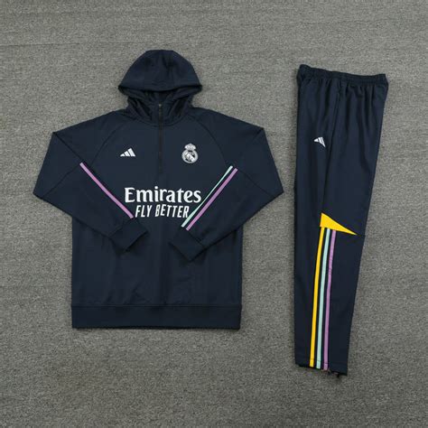 Real Madrid Hooded - Training Suit – Full Time Store