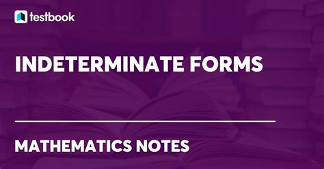Image result for Indeterminate Forms