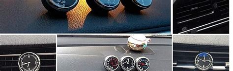 CLOUDSALE Car Clock Dashboard Car Clock Luminous Quartz Car Clocks Mini ...