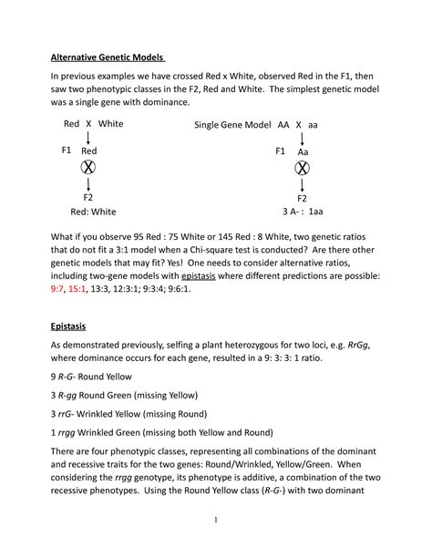 Image result for Epistasis Lecture Notes