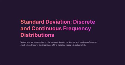 Image result for Difference Between Discrete and Continuous Frequency Distribution