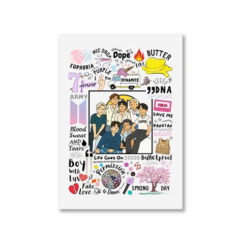 Music Posters | No. 1 Fan Merchandise Store – tagged "BTS" – The Banyan Tee
