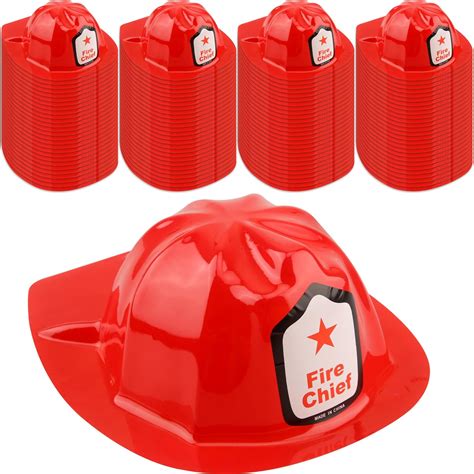 100 Pack Kids Firefighter Hats Children Fire Helmet Australia | Ubuy