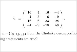 Image result for Cholesky Method Matrix