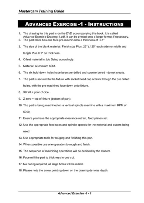 Image result for Mastercam Tutorial 3 Exercise