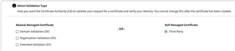 Create a third-party certificate