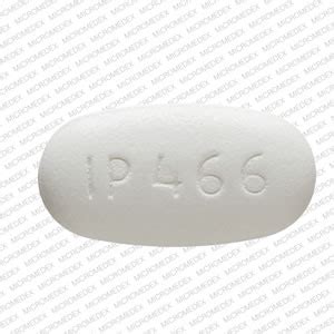 IP 466 Pill White Capsule/Oblong - Pill Identifier