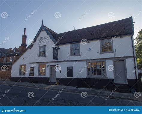 El Pub Black Horse De Ipswich Data Del Siglo Xvi Fotografía editorial ...