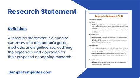 Image result for Research Statement Sample for Postdoc