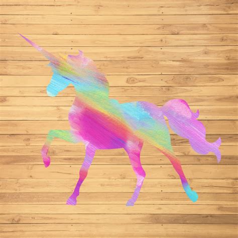 Unicorn Theme Multi-Coloured Horse Cutout | Birthday Decoration Online ...