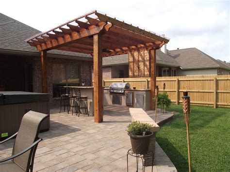 51+ Attached Pergola And Patio Designs