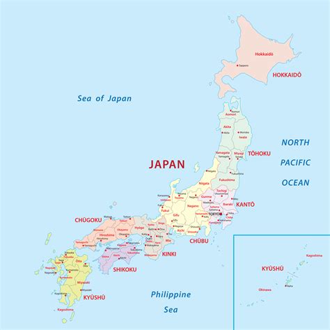 Map of Japan - Japan Rail Pass Now USA