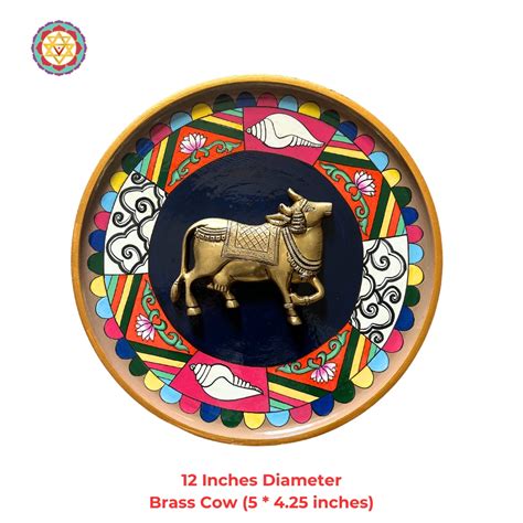 Set of 2 Brass Cow Frames – Pretty Homes India