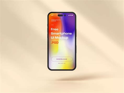 PSD Smartphone UI Mockup